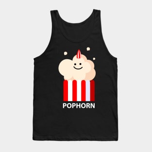 Unicorn as popcorn Tank Top